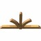 Ekena Millwork Redmond Rough Sawn Timber Gable Bracket, Western Red Cedar, 96"W x 48"H x 6"D x 6"F, 12/12 Pitch GBW096X48X0606RED00RWR - alternate 4